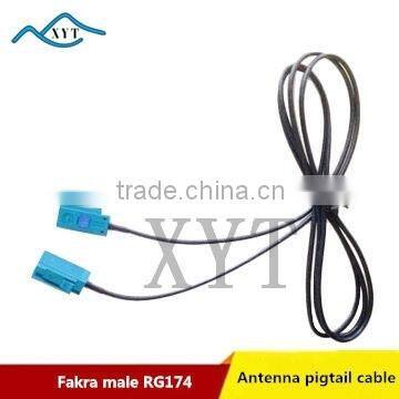 Factory Price Fakra to Fakra RG174 GPS Antenna Cable