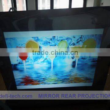 Hot sale!transparent rear projection film 11 square meters ( 1.524m*7.3)