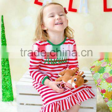 kids girls christmas nightgown/christmas nightgown