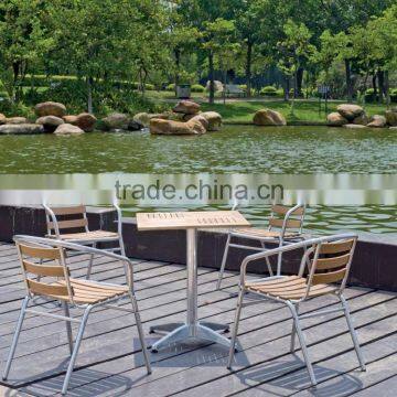 Aluminum Wooden Bar Chairs YC049