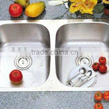 50/50 Double Bowls Stainless Steel Undermount sink