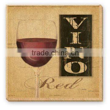 Different Imaged White Marble Coaster