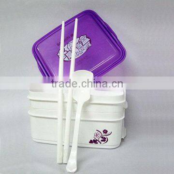 two layer lunch box