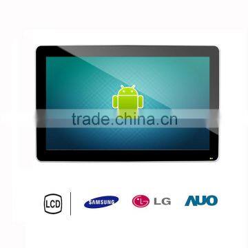 Android os Program For 32 Inch Wall Mount LCD Display Network Digital signage With Wi-Fi