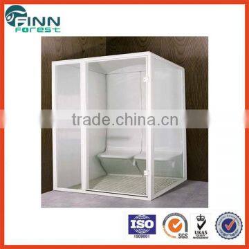 home use 2 person new disign Acrylic material wet steam indoor and outdoor steam room price for steam sauna