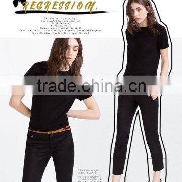 Tech-A Occupation Commute Show Thin Suit Pants Skinny All-match for Ladies Pants photo-4