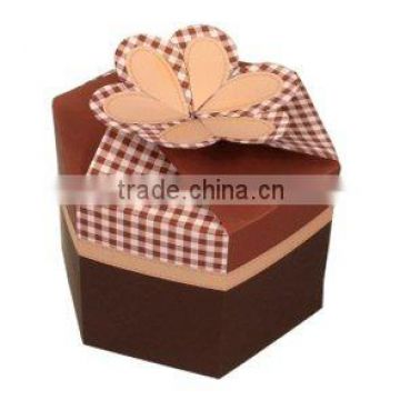 Delicate paper candy box