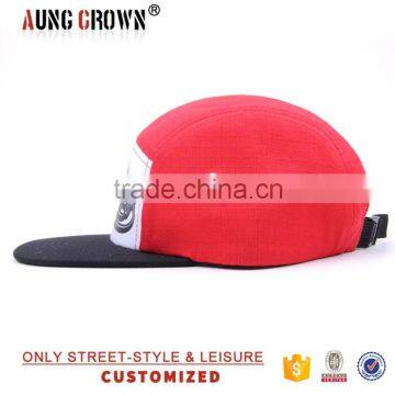 Newest 5 Panels Cap/custom Snapback 5 Panel/5 Panel Cap Camp Hat photo-4