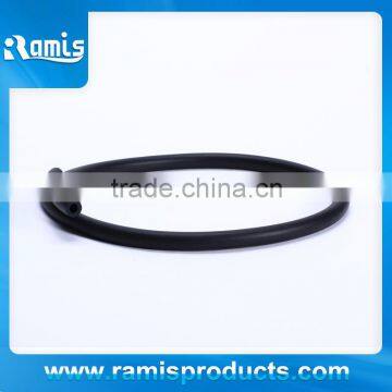 Black soft foam rubber tube