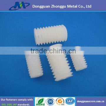 plastic Slotted hex socket cap set screw M3*20