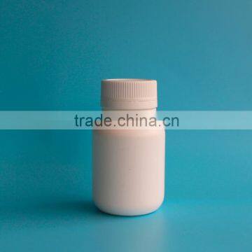 Inclined Shoulder Medicine Bottle , Plastic HDPE Pharmaceutical Capsule Bottle With Tamper Evident Cap photo-2