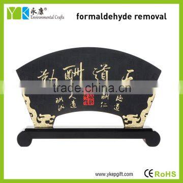 Healthy and eco-friendly Chinese characters handmade natural wood craft suppliers