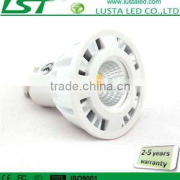 LED COB Spot Lamp,1 x 5W Ultra Bright COB, AC85-265V, Halogen Equivalance 50W,5W LED Bulb Lights GU10