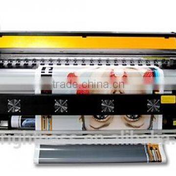 1.8m eco solvent printer price with double dx5 heads/High Quality