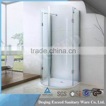 New popular bubble glass shower door 20mm adjustment