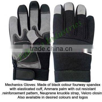 FGI MECHANIC GLOVES / CUSTOM MADE MECHANIC GLOVES