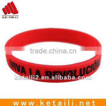 colorful sport silicone wristband for Christmas gift , we are manufacture