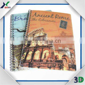PP/PET Plastic Cover 3D Lenticular Printing Note Book photo-2