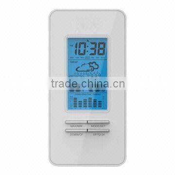 Wired Weather Station/Desk/Digital Clock with In/Outdoor Temperature Display