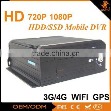 High Definition Car 3G /4G Mobile Dvr With GPS Wifi For Taxi / School Bus And Truck Quality Choice