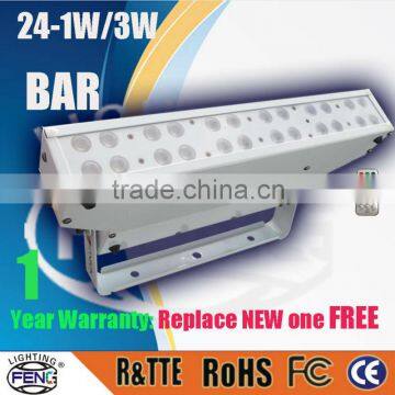 450mm 1W led bar wireless battery led strip light 24pcs led-lamps wall lights