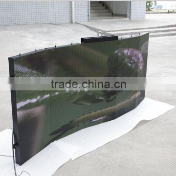 lightweight p6.25 full color flexible indoor led curtain display