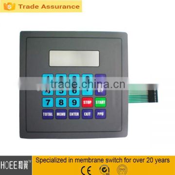 high quality flat buttons filmtec membrane keypad in low price