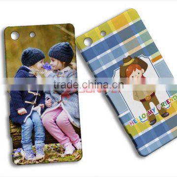 OEM NEW 3D Sublimation Blank Gloss Custom printing phone back for Sony Z5 Mini Case