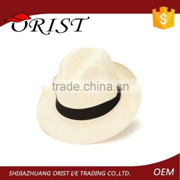 New Arrival Promotional Panama Hats With Printing Logo