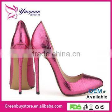 2015 New Brand Women Sexy Snake Grain Design Wedding Party Evening Shoes Ladies Pointed Toe High Heels Dress Shoes photo-3