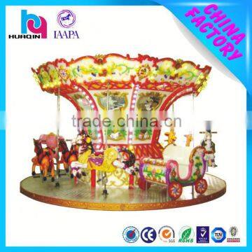 new product 12 seats kids carousel amusement ride