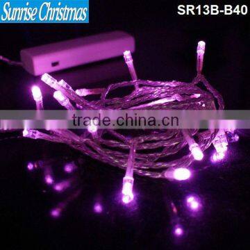 20 pink led indoor battery fairy lights or LED battery lights