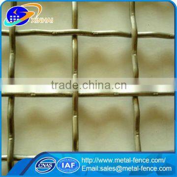 Factory direct sale round and square plain weave crimped wire mesh