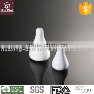 H6459 chaozhou manufactorer oem high white porcelain mini sugar pot