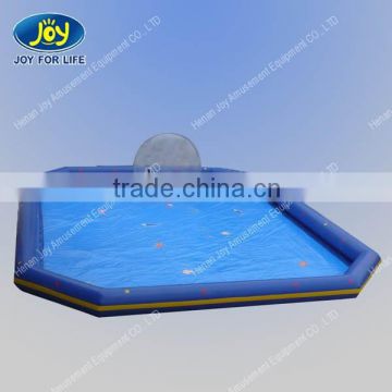 HOT inflatable cutted corner pool