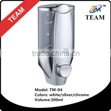 TM-04 Ningbo Taimu wall mounted hand plastic liquid soap dispenser