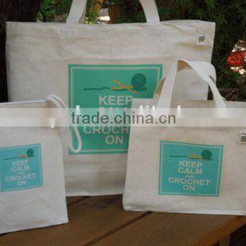 Natural colour customized size&logo cotton canvas tote bag&organic cotton bag&handmade cotton bag