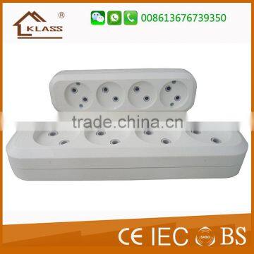 Multi electrical flexible socket extension/ electrical extension socket 3/4/5gang Russia