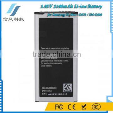 2100mAh 3.85V Li-ion Battery for Samsung Cellphone S5 Min SM-G800 G870 Battery