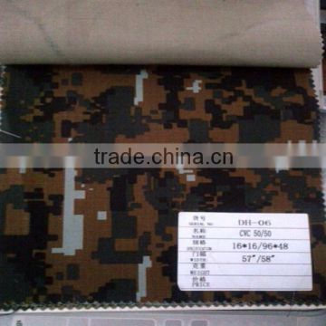 2015 poly cotton ripstop fabric for uniform fabric