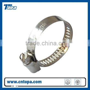 American type perforated band metal hose clamp