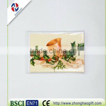best wishes christmas greeting card with full color printing