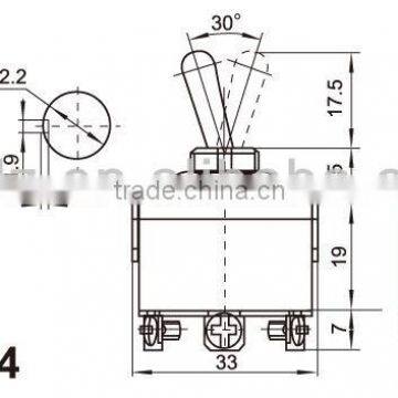 Mini Toggle Switch,Factory Supply CE&RoHS 2a 250vac Toggle Switch photo-6