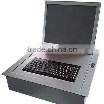 JN new design lcd monitor flip up lift for conference system