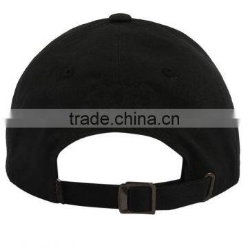 2016 Guangzhou China Factory 100% Cotton Metal Buckle 2d Embroidery Curved Brim Custom Men High Quality Flex Fit Hats photo-2