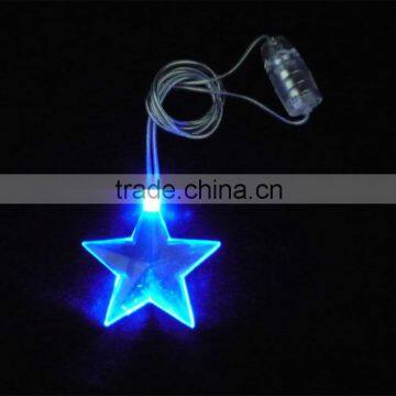 factory selling led flashing necklace for party club,led flashing necklace