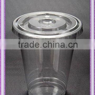 transparent 7oz cold beverage cup with lid