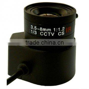 CCTV lens auto iris 3.5-8mm varifocal camera lens