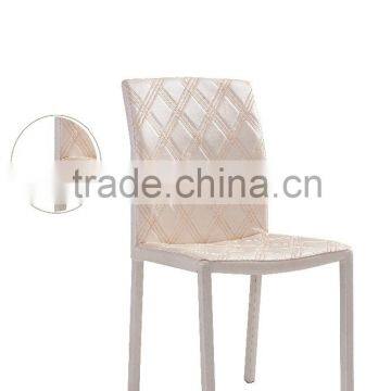 Dinning Chair With PU and High Rebound Sponge and Foam and Iron Legs photo-4