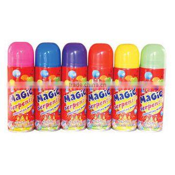 2015 hot sell manufacture silly string spray for holiday decoration